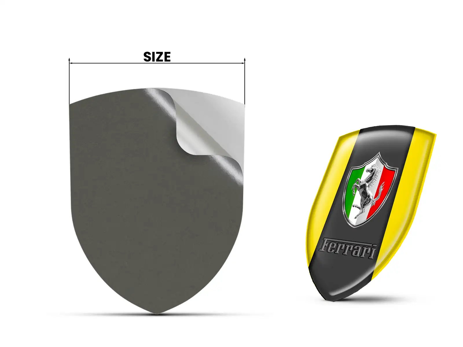 Ferrari Adesivo in Silicone Resistente Alta Qualità Professionale